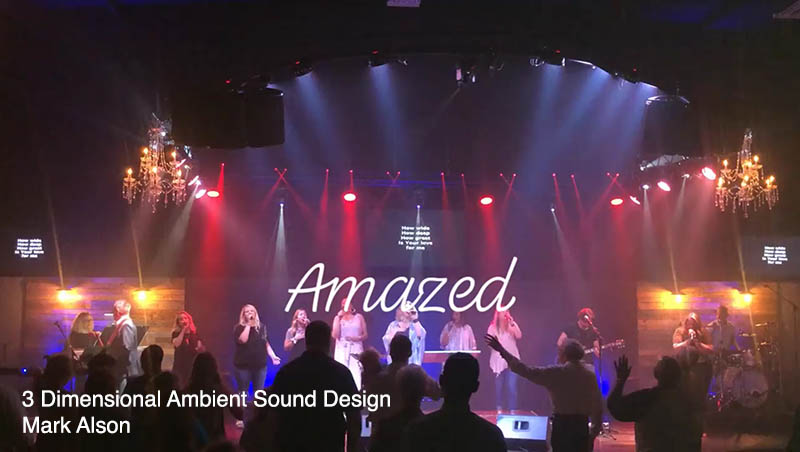 professional sound and lighting installation